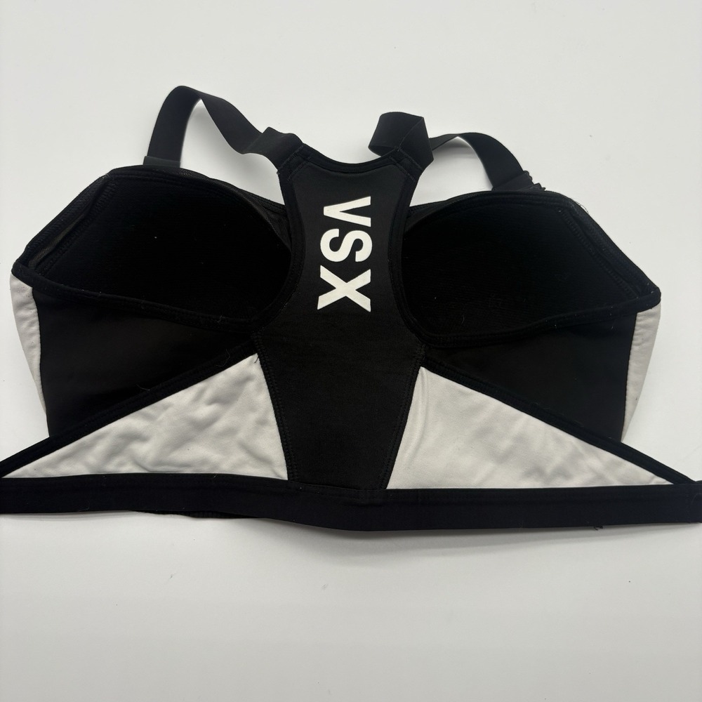 Victoria's Secret VSX Sport Incredible Underwire Sports Bra White Black 34DD - Picture 4 of 8
